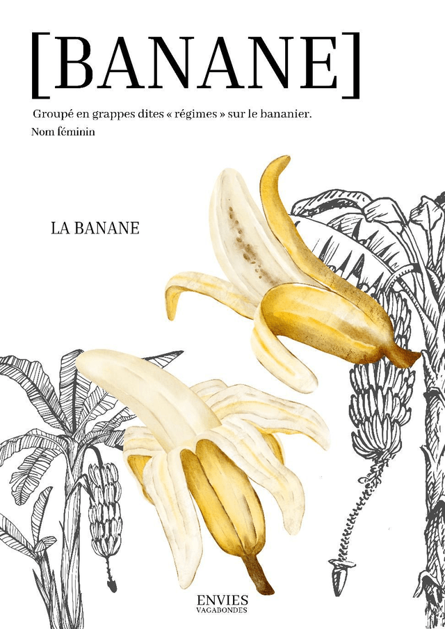 BANANE Affiche décorative