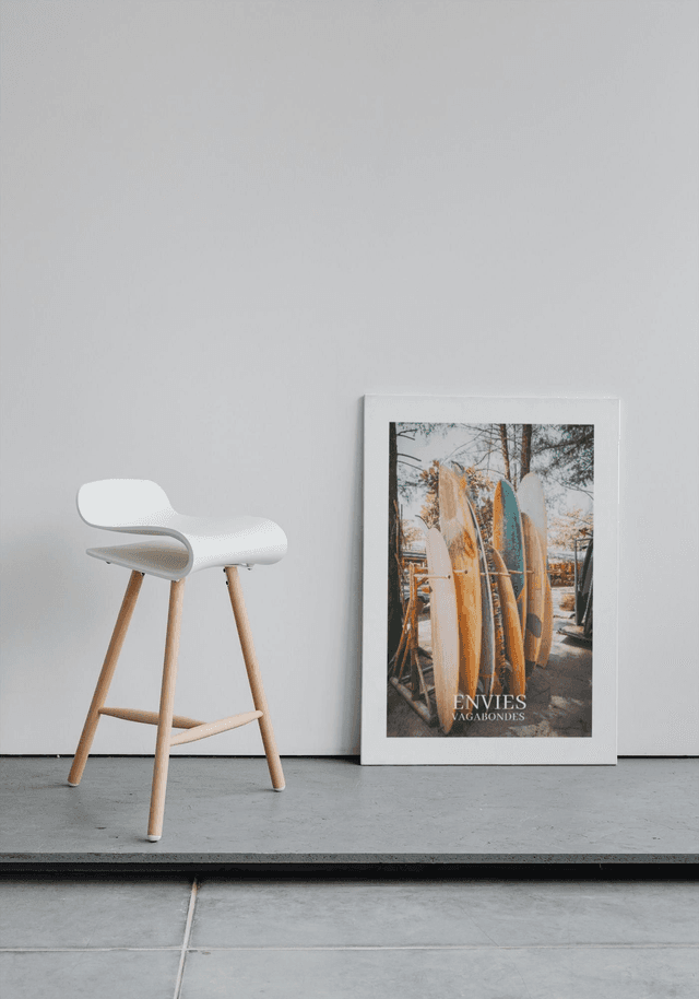 PLANCHES DE SURF Affiche décorative